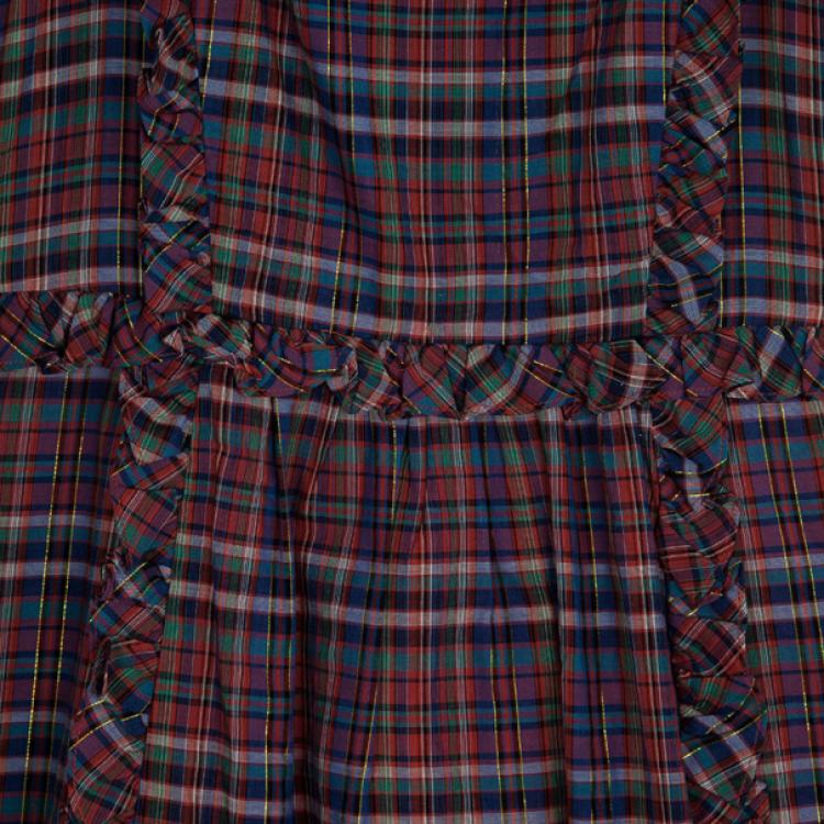 Pre Owned Marc by Marc Jacobs Plaid Dress M
