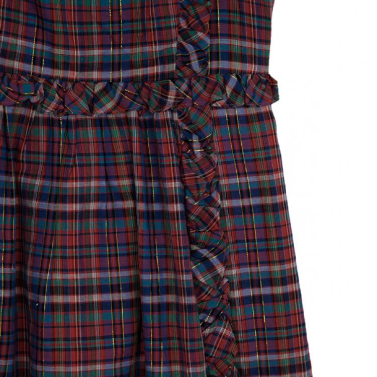 Pre Owned Marc by Marc Jacobs Plaid Dress M