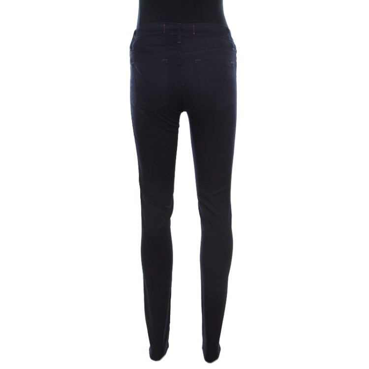 Pre Owned Marc by Marc Jacobs Navy Blue Denim Skinny Fit Jac Leggings Jeans S 