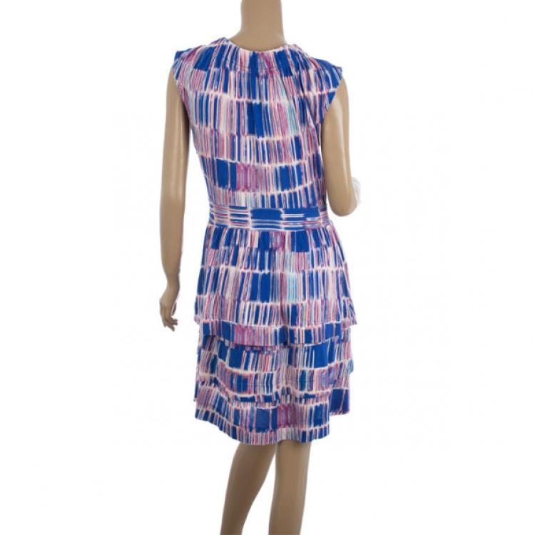 مملوكة مسبقًا Marc by Marc Jacobs Seismograph Print Dress M