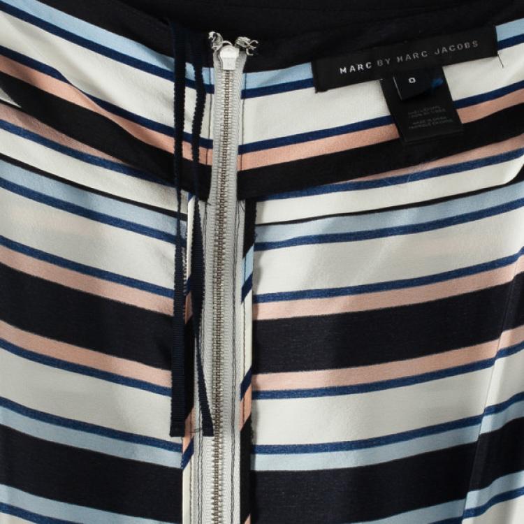 Pre Owned Marc by Marc Jacobs Striped Dress S