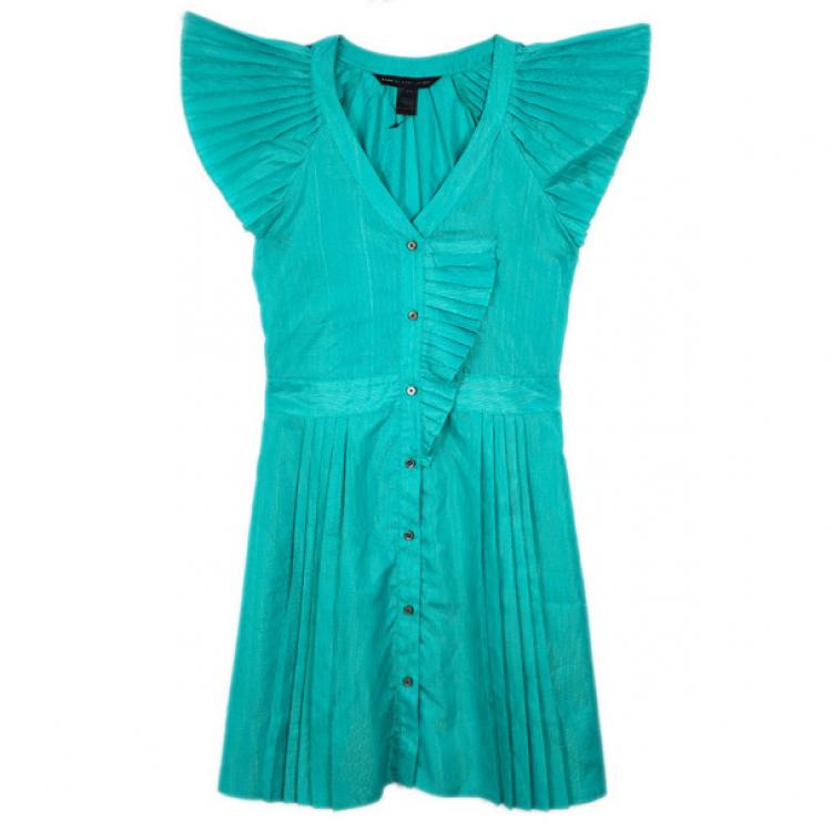 Pre Owned Marc by Marc Jacobs Pleated Dress S