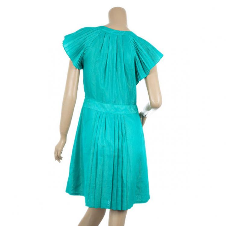 Pre Owned Marc by Marc Jacobs Pleated Dress S