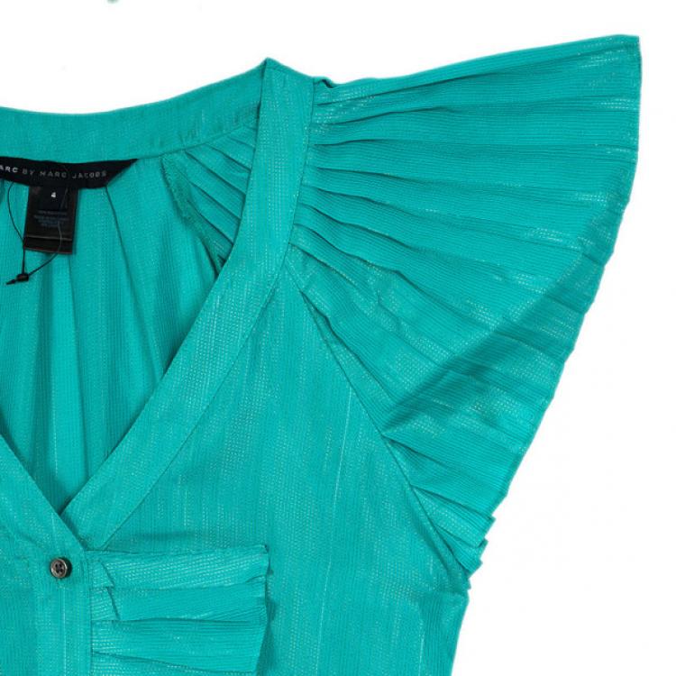 Pre Owned Marc by Marc Jacobs Pleated Dress S