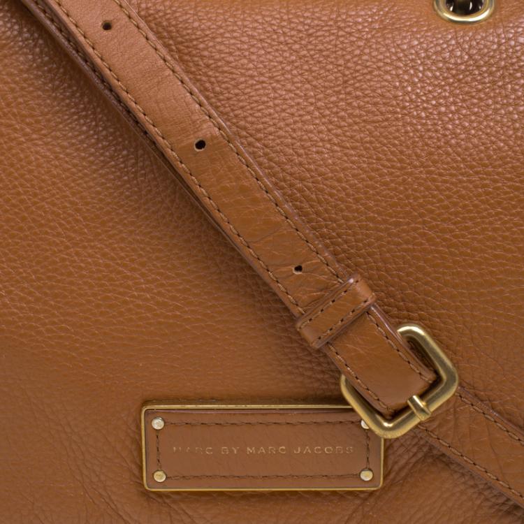 Pre Owned Marc by Marc Jacobs Brown Leather Too Hot To Handle Shoulder Bag