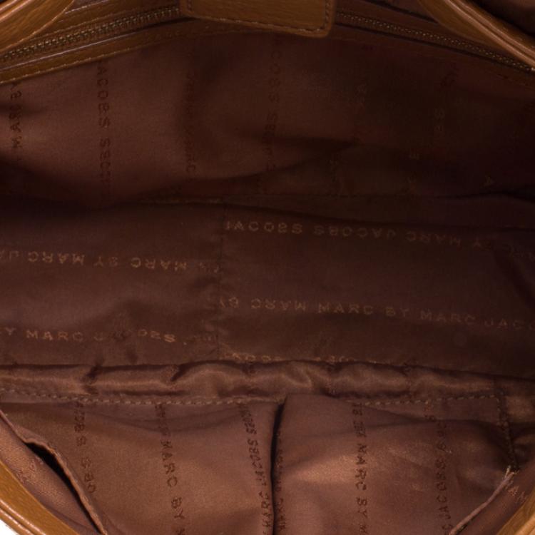 Pre Owned Marc by Marc Jacobs Brown Leather Too Hot To Handle Shoulder Bag