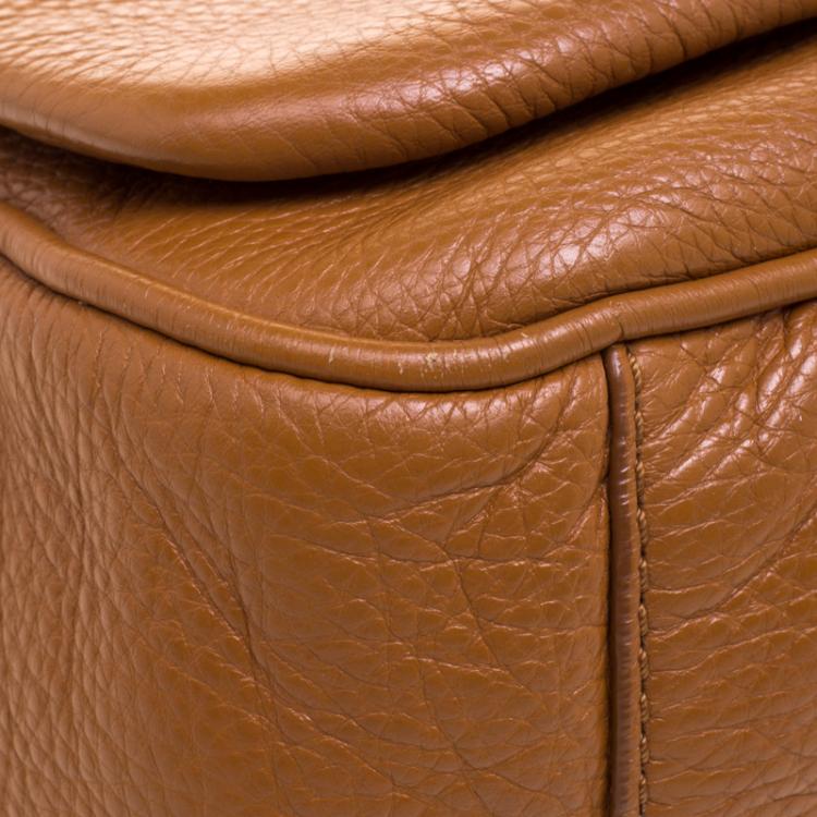 Pre Owned Marc by Marc Jacobs Brown Leather Too Hot To Handle Shoulder Bag