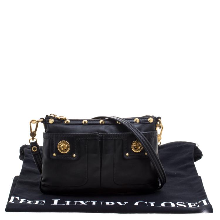 Pre Owned Marc by Marc Jacobs Black Leather Crossbody Bag