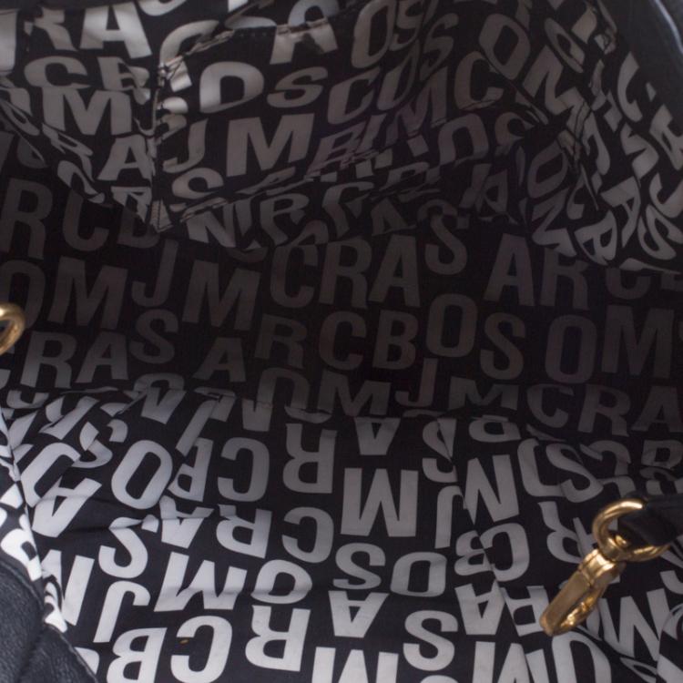 Pre Owned Marc By Marc Jacobs Black Leather Francesca Tote