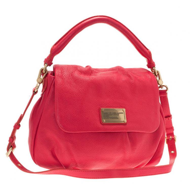 Pre Owned Marc by Marc Jacobs Pink Leather Little Ukita
