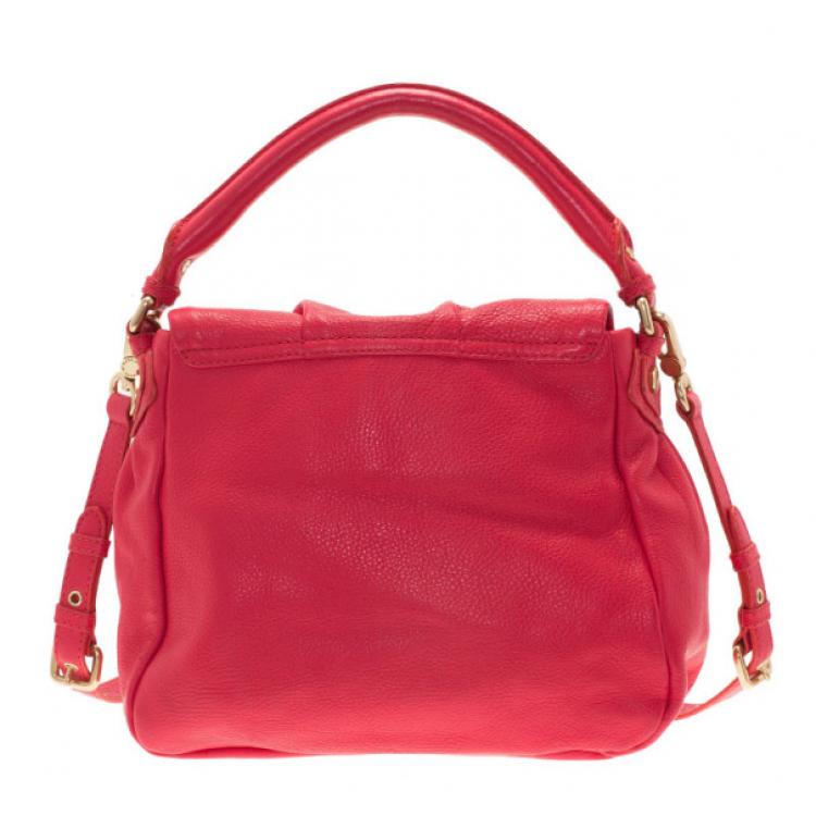 Pre Owned Marc by Marc Jacobs Pink Leather Little Ukita