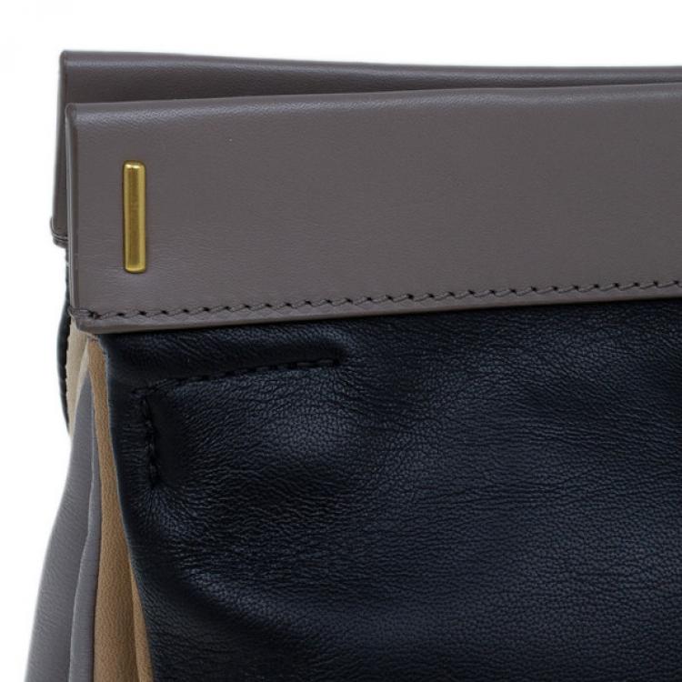 Pre Owned Marc by Marc Jacobs Colorblock Leather Lady Rei Clutch