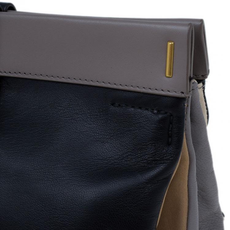 Pre Owned Marc by Marc Jacobs Colorblock Leather Lady Rei Clutch