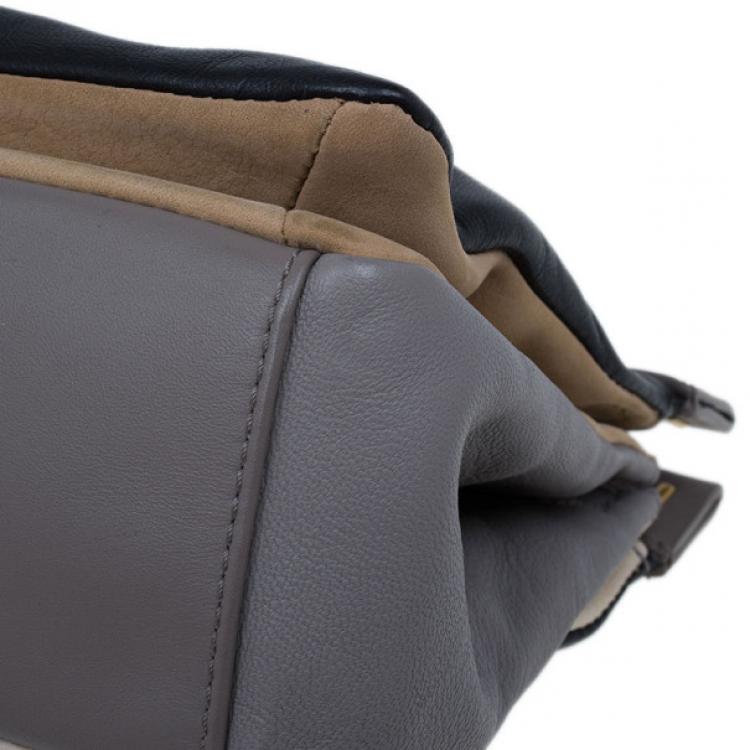 Pre Owned Marc by Marc Jacobs Colorblock Leather Lady Rei Clutch