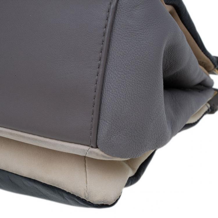 Pre Owned Marc by Marc Jacobs Colorblock Leather Lady Rei Clutch