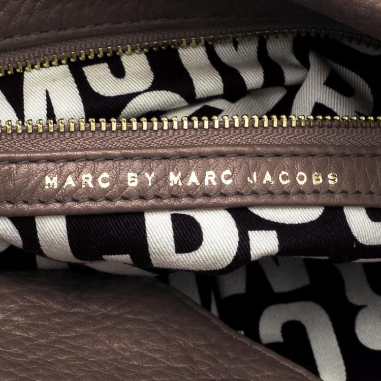 Pre Owned Marc by Marc Jacobs Dark Brown Leather Classic Q Hillier Hobo