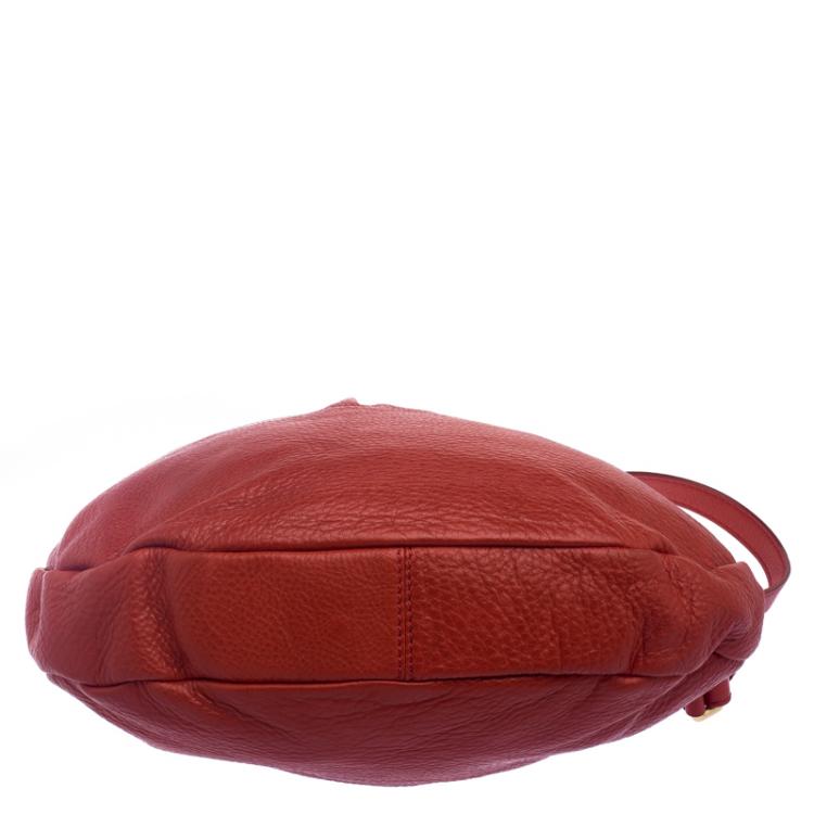 Pre Owned Marc by Marc Jacobs Red Leather Classic Q Hillier Hobo