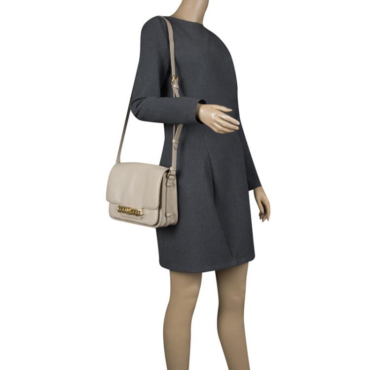 مملوكة مسبقًا Marc By Marc Jacobs Beige Leather Medium Katie Day Crossbody Bag