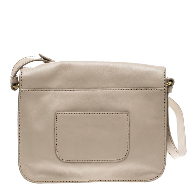 مملوكة مسبقًا Marc By Marc Jacobs Beige Leather Medium Katie Day Crossbody Bag