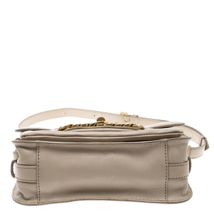 مملوكة مسبقًا Marc By Marc Jacobs Beige Leather Medium Katie Day Crossbody Bag
