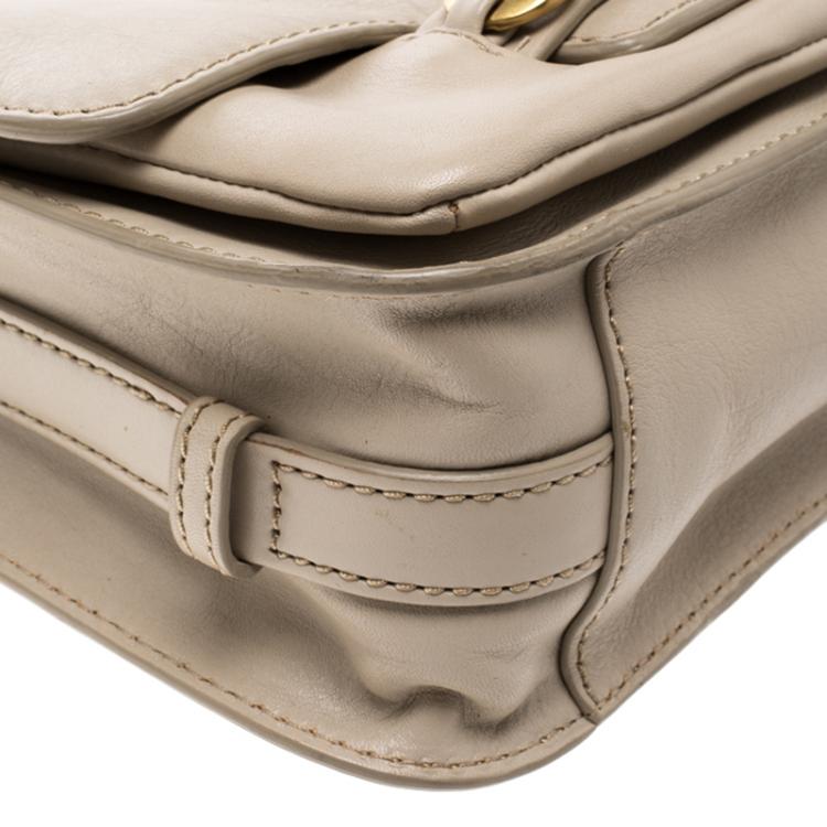 مملوكة مسبقًا Marc By Marc Jacobs Beige Leather Medium Katie Day Crossbody Bag