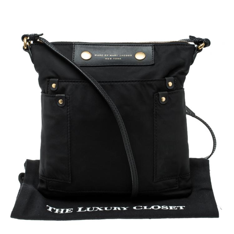 مملوكة مسبقًا Marc by Marc Jacobs Black Nylon Preppy Sia Crossbody Bag