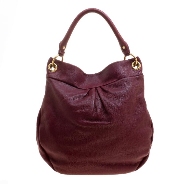 Pre Owned Marc by Marc Jacobs Red Leather Classic Q Hillier Hobo