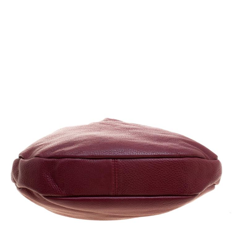 Pre Owned Marc by Marc Jacobs Red Leather Classic Q Hillier Hobo
