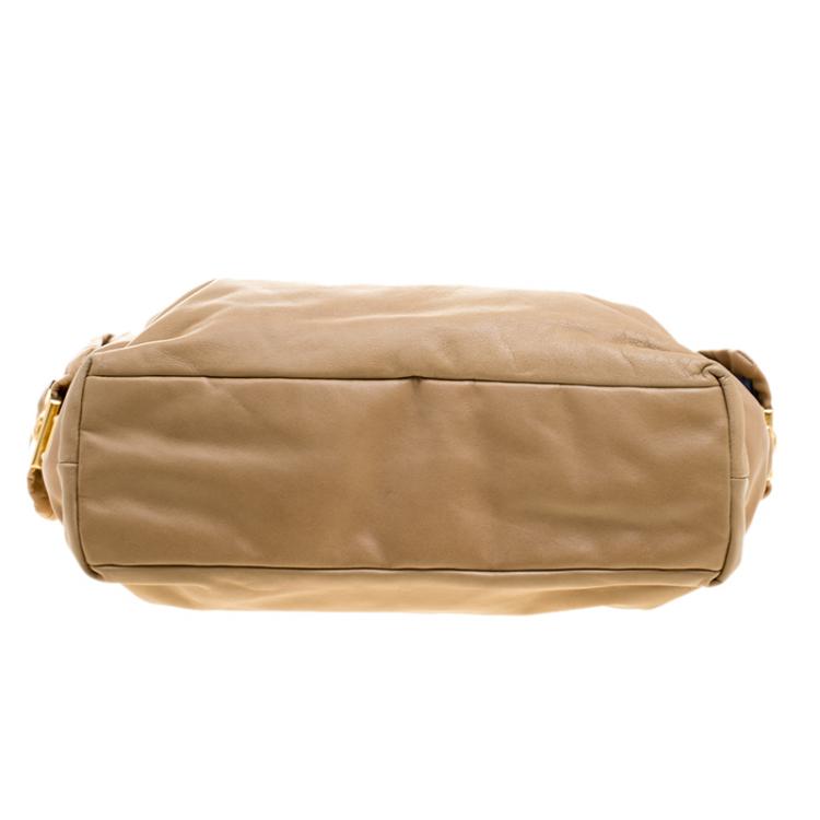 Pre Owned Marc by Marc Jacobs Camel Leather Shoulder Bag