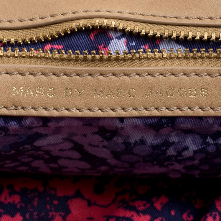Pre Owned Marc by Marc Jacobs Camel Leather Shoulder Bag