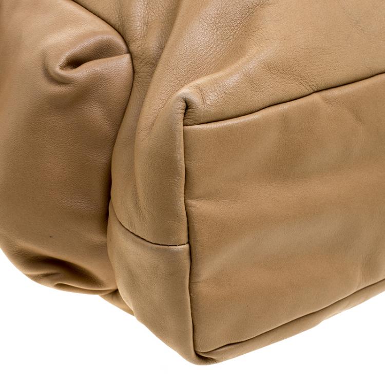 Pre Owned Marc by Marc Jacobs Camel Leather Shoulder Bag