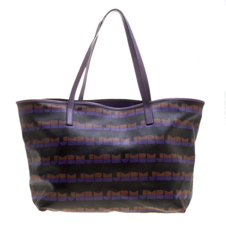 Pre Owned Marc by Marc Jacobs Multicolor MBMJ Printed PVC Easy Tote