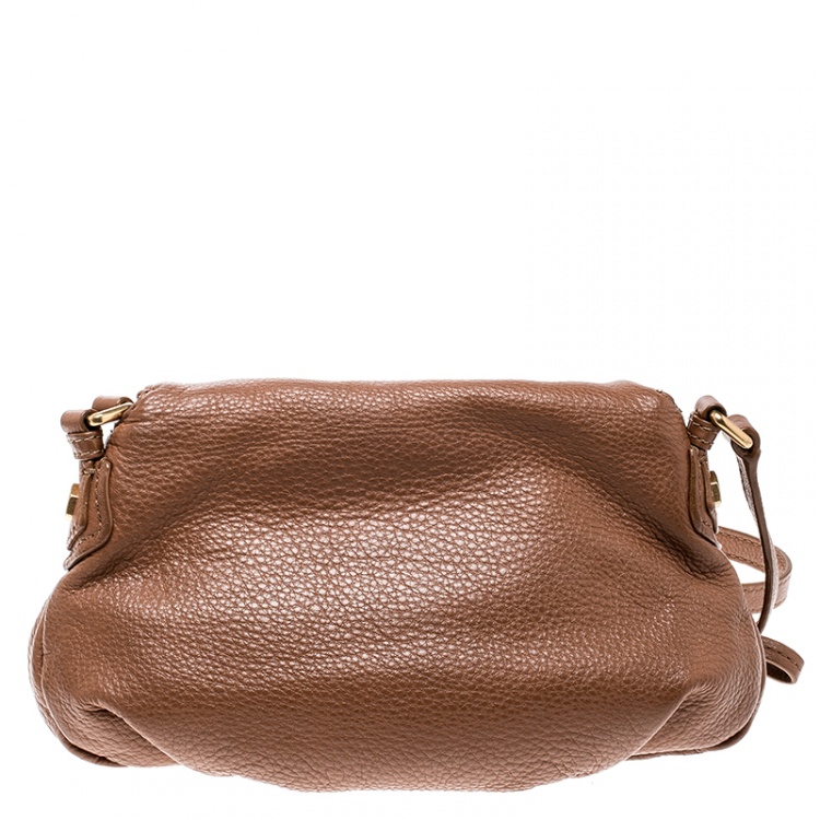 مملوكة مسبقًا Marc by Marc Jacobs Brown Leather Classic Q Natasha Crossbody Bag