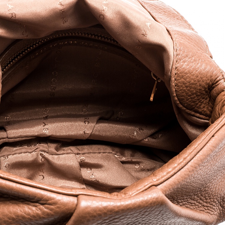 مملوكة مسبقًا Marc by Marc Jacobs Brown Leather Classic Q Natasha Crossbody Bag