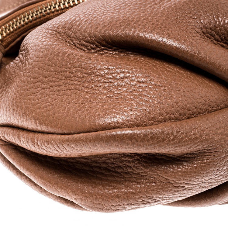 مملوكة مسبقًا Marc by Marc Jacobs Brown Leather Classic Q Natasha Crossbody Bag