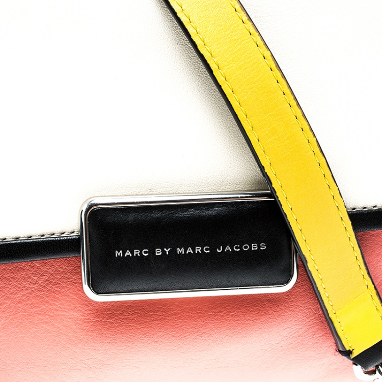 مملوكة مسبقًا Marc by Marc Jacobs Colorblock Leather Rebel 24 Shoulder Bag