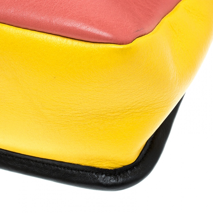 مملوكة مسبقًا Marc by Marc Jacobs Colorblock Leather Rebel 24 Shoulder Bag