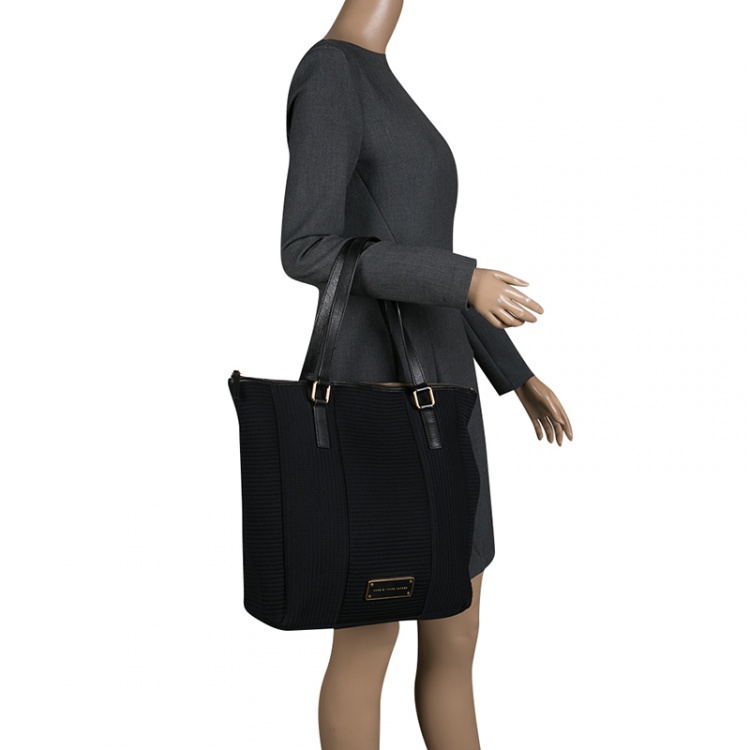 Pre Owned Marc by Marc Jacobs Black Canvas Shopper Tote