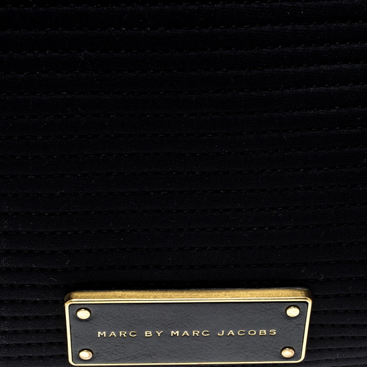 Pre Owned Marc by Marc Jacobs Black Canvas Shopper Tote