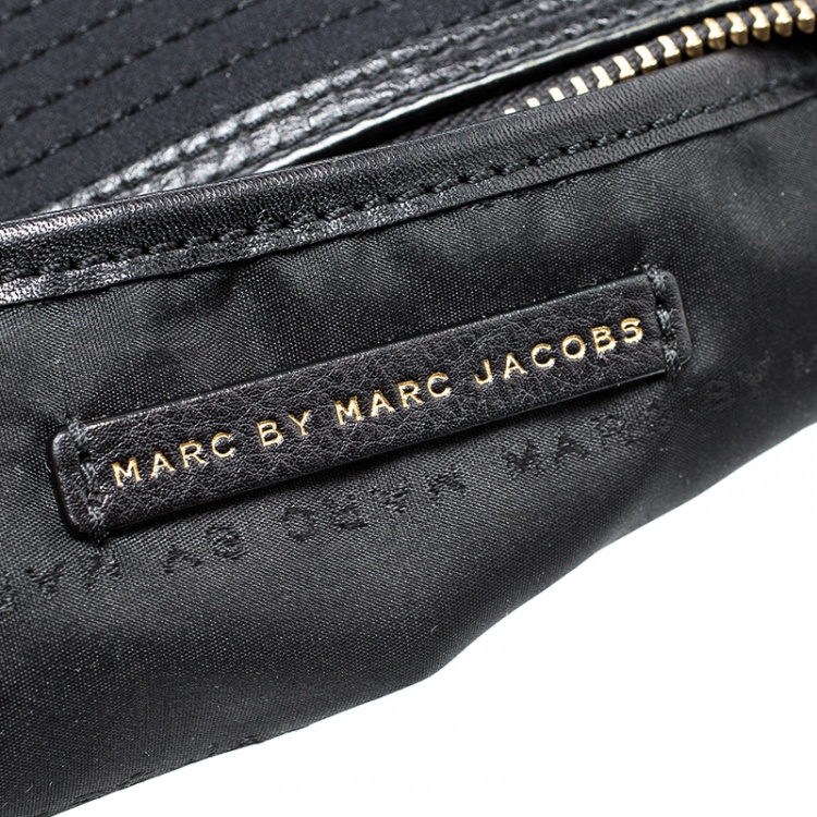 Pre Owned Marc by Marc Jacobs Black Canvas Shopper Tote