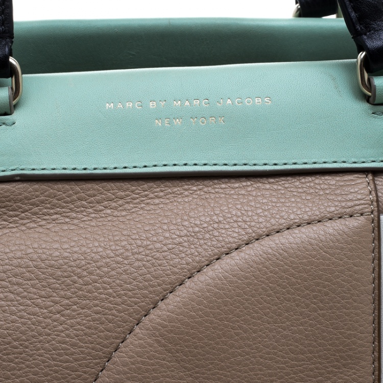 Pre Owned Marc by Marc Jacobs Multicolor Leather Convertible Tote