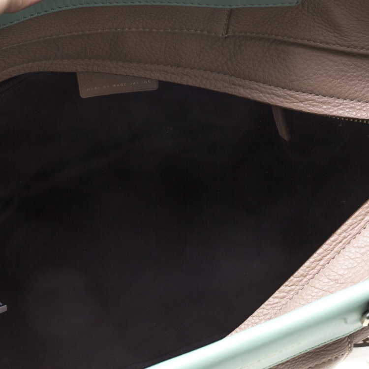 Pre Owned Marc by Marc Jacobs Multicolor Leather Convertible Tote