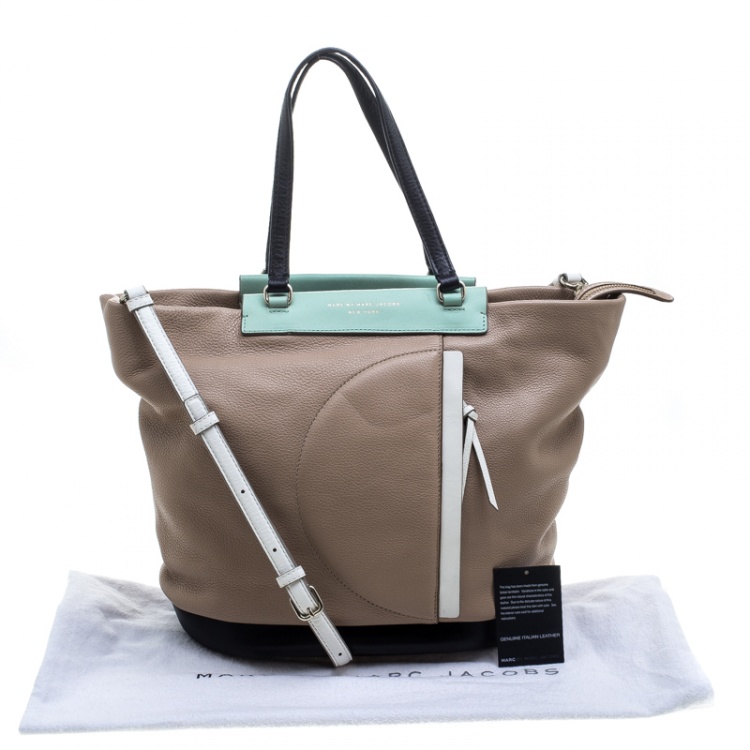 Pre Owned Marc by Marc Jacobs Multicolor Leather Convertible Tote