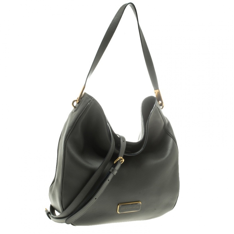 Pre Owned Marc by Marc Jacobs Grey Leather Ligero Hobo