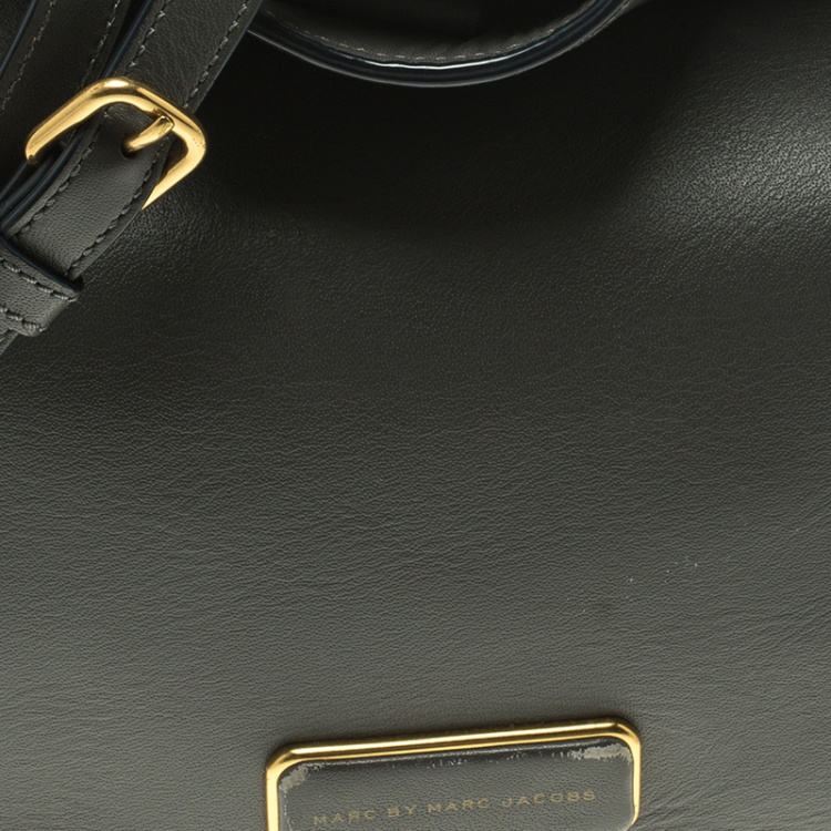 Pre Owned Marc by Marc Jacobs Grey Leather Ligero Hobo