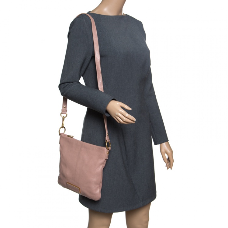 Pre Owned Marc by Marc Jacobs Beige Leather Crossbody Bag