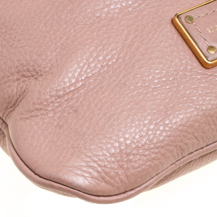 Pre Owned Marc by Marc Jacobs Beige Leather Crossbody Bag