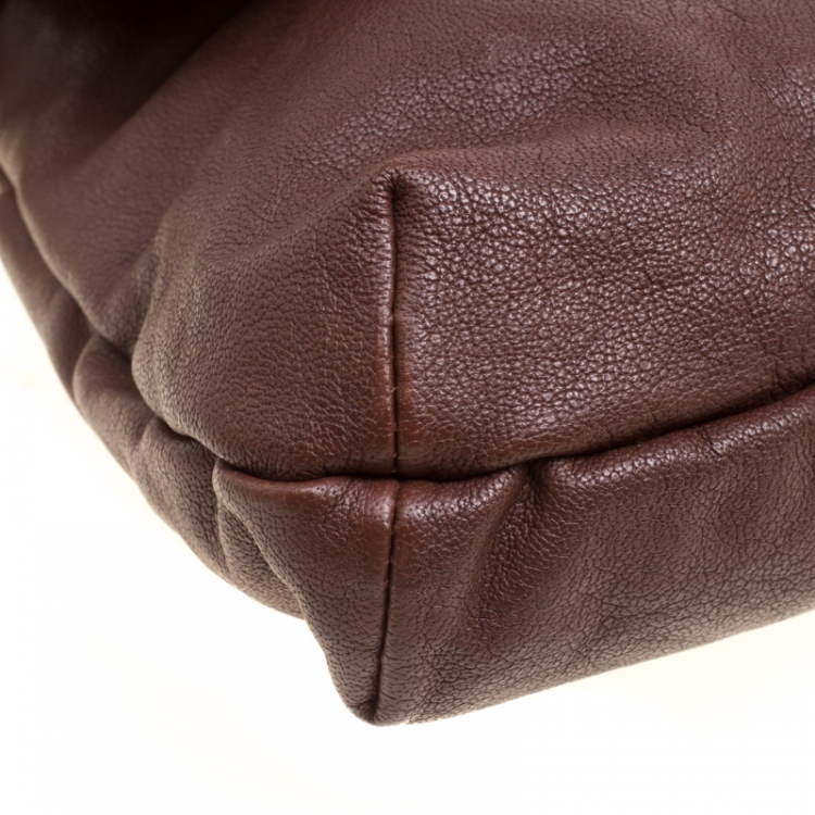 Pre Owned Marc by Marc Jacobs Brown Leather Hillsy Shoulder Bag