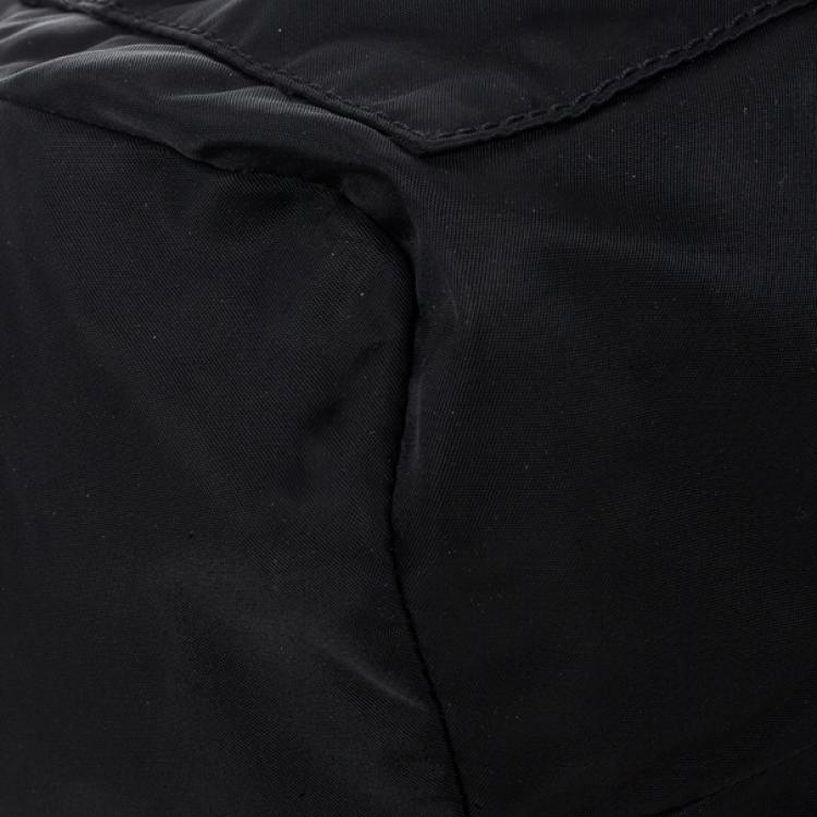 Pre Owned Marc by Marc Jacobs Black Preppy Nylon Pearl Satchel