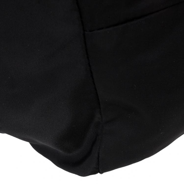 Pre Owned Marc by Marc Jacobs Black Preppy Nylon Pearl Satchel